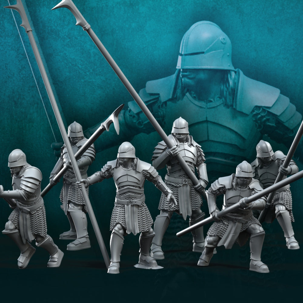 Blood Handed Orcs Pikes | Davale Games 25mm Fantasy Wargaming Miniatures