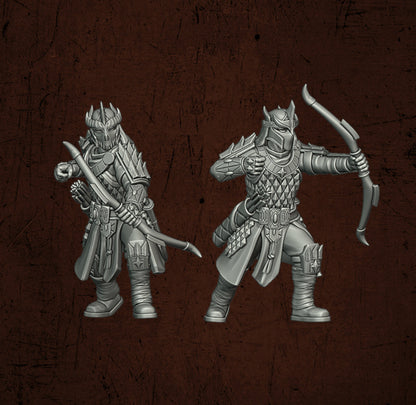 Immortal Army Archers | Quartermaster3D 25mm Fantasy Wargaming Miniatures Role Playing Miniatures