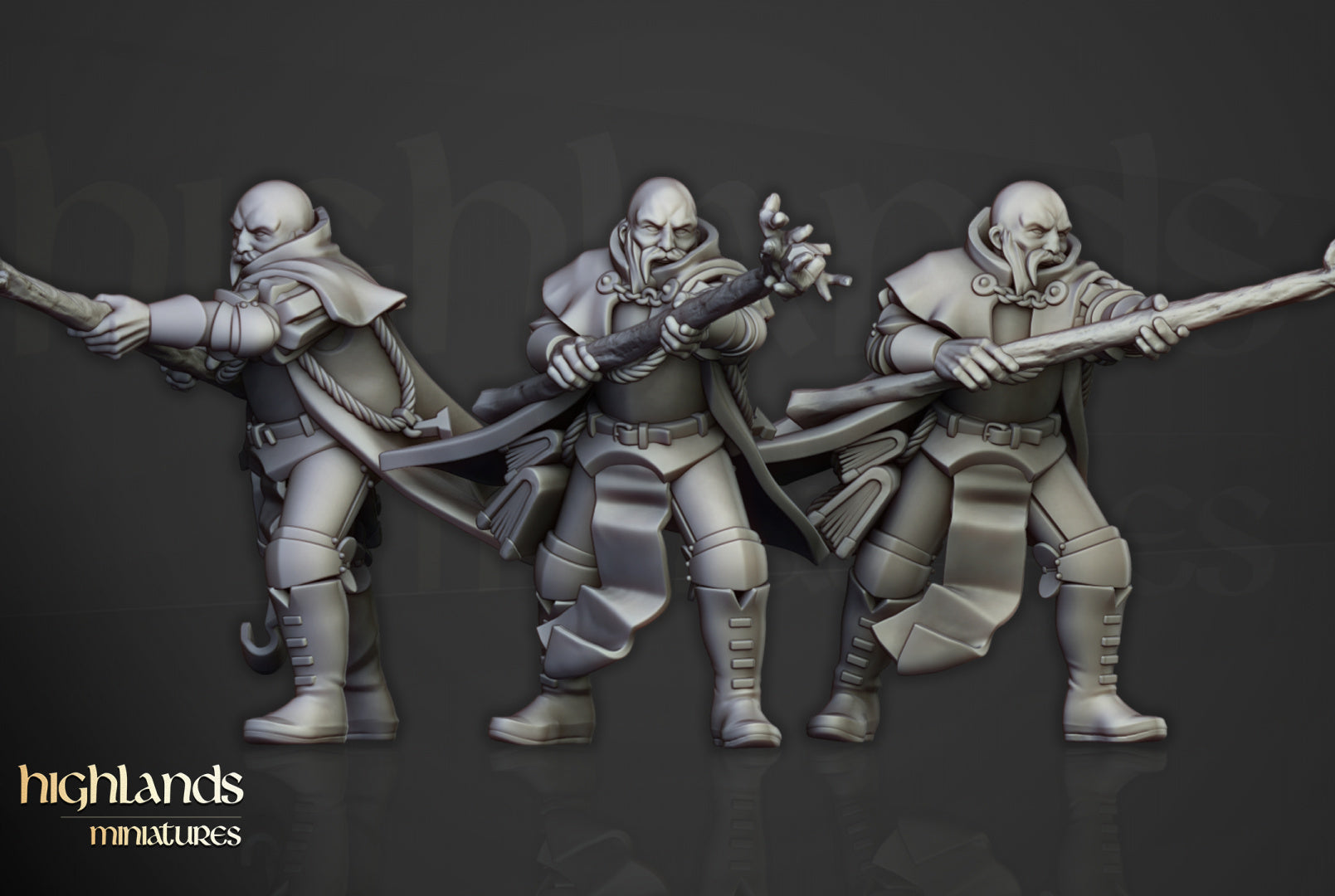 Sunland Battle Wizard | Highlands Miniatures 28/32mm Fantasy Wargaming Miniatures Role Playing Miniatures