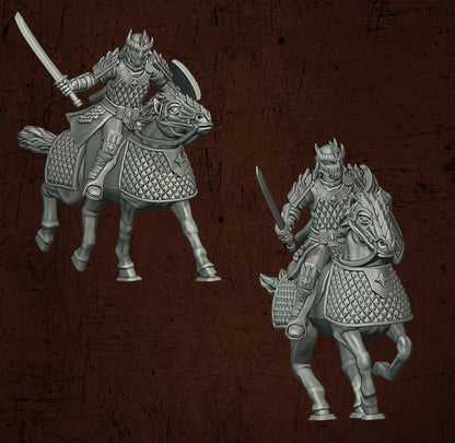 Immortal Army Dragon Warrior Cavalry | Quartermaster3D 25mm Fantasy Wargaming Miniatures Role Playing Miniatures