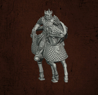 Immortal Army Dragon Warrior Cavalry | Quartermaster3D 25mm Fantasy Wargaming Miniatures Role Playing Miniatures