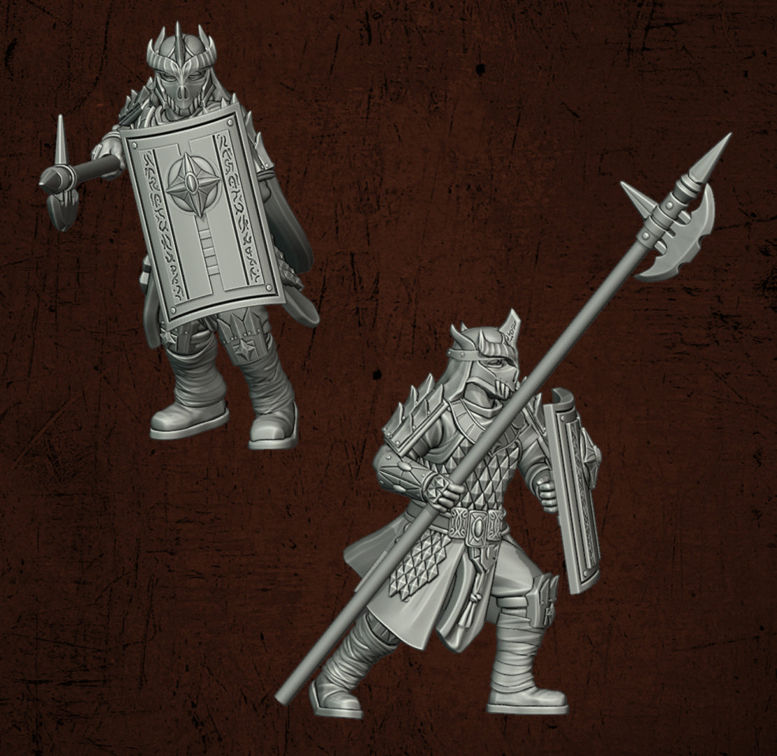 Immortal Army Dragon Guard | Quartermaster3D 25mm Fantasy Wargaming Miniatures Role Playing Miniatures
