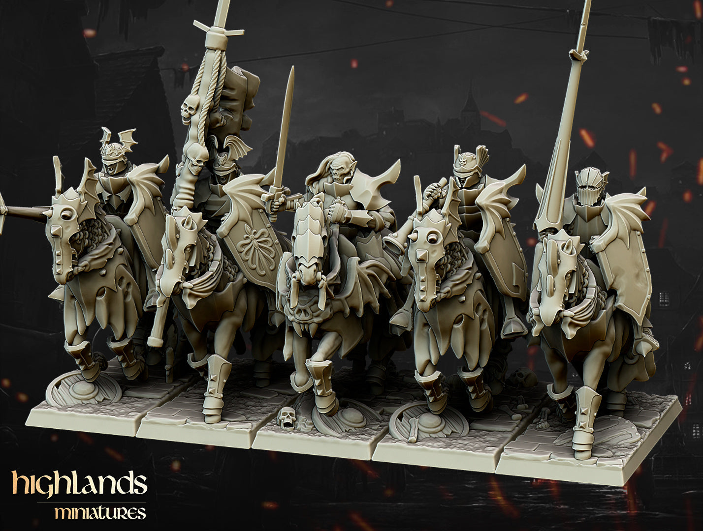 Transilvanya Vampire Knights OLD | Highlands Miniatures 28/32mm Fantasy Wargaming Miniatures Role Playing Miniatures