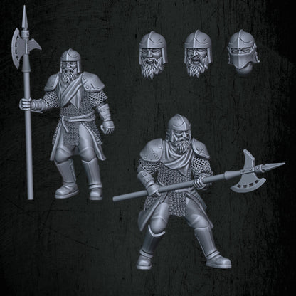 Kingdoms of Men City Guard | Quartermaster3D 25mm Fantasy Wargaming Miniatures Role Playing Miniatures