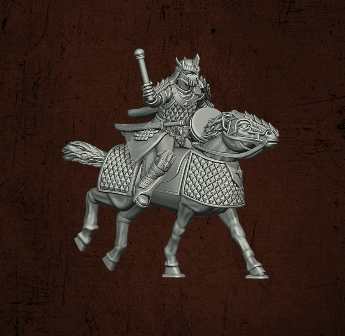 Immortal Army Dragon Warrior Cavalry | Quartermaster3D 25mm Fantasy Wargaming Miniatures Role Playing Miniatures