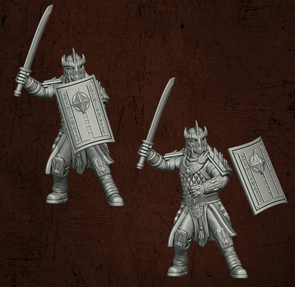 Immortal Army Dragon Guard Swords | Quartermaster3D 25mm Fantasy Wargaming Miniatures Role Playing Miniatures