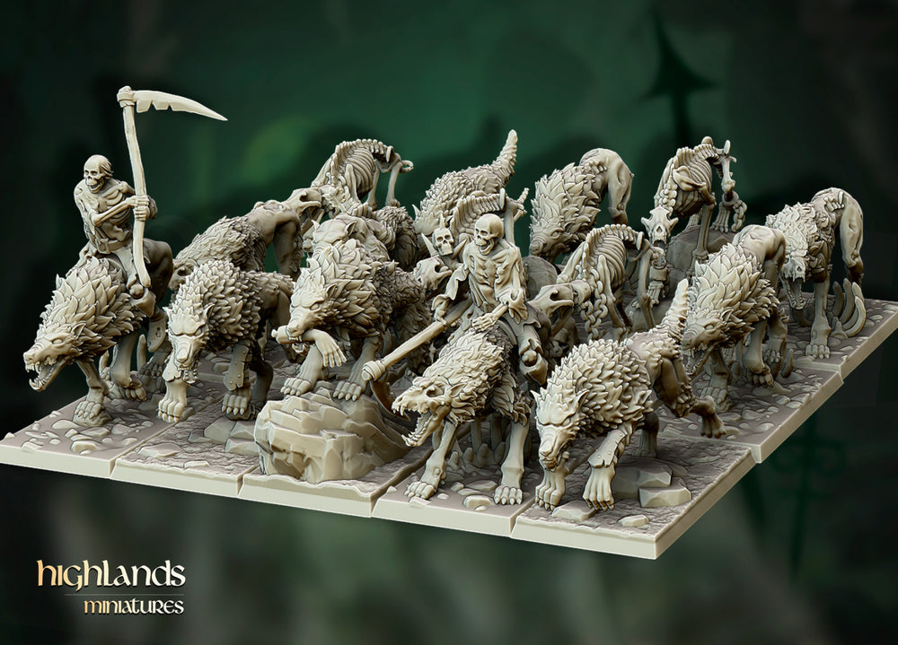 Transilvanya Direwolves | Highlands Miniatures 28/32mm Fantasy Wargaming Miniatures