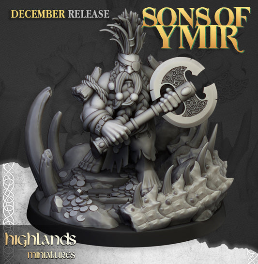 Sons Of Ymir Dragon Seeker | Highlands Miniatures 28/32mm Fantasy Wargaming Miniatures Role Playing Miniatures