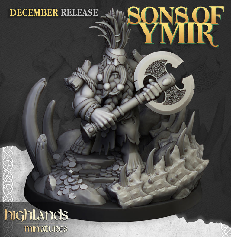 Sons Of Ymir Dragon Seeker | Highlands Miniatures 28/32mm Fantasy Wargaming Miniatures