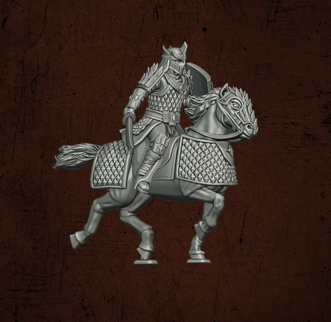 Immortal Army Warrior Cavalry | Quartermaster3D 25mm Fantasy Wargaming Miniatures Role Playing Miniatures