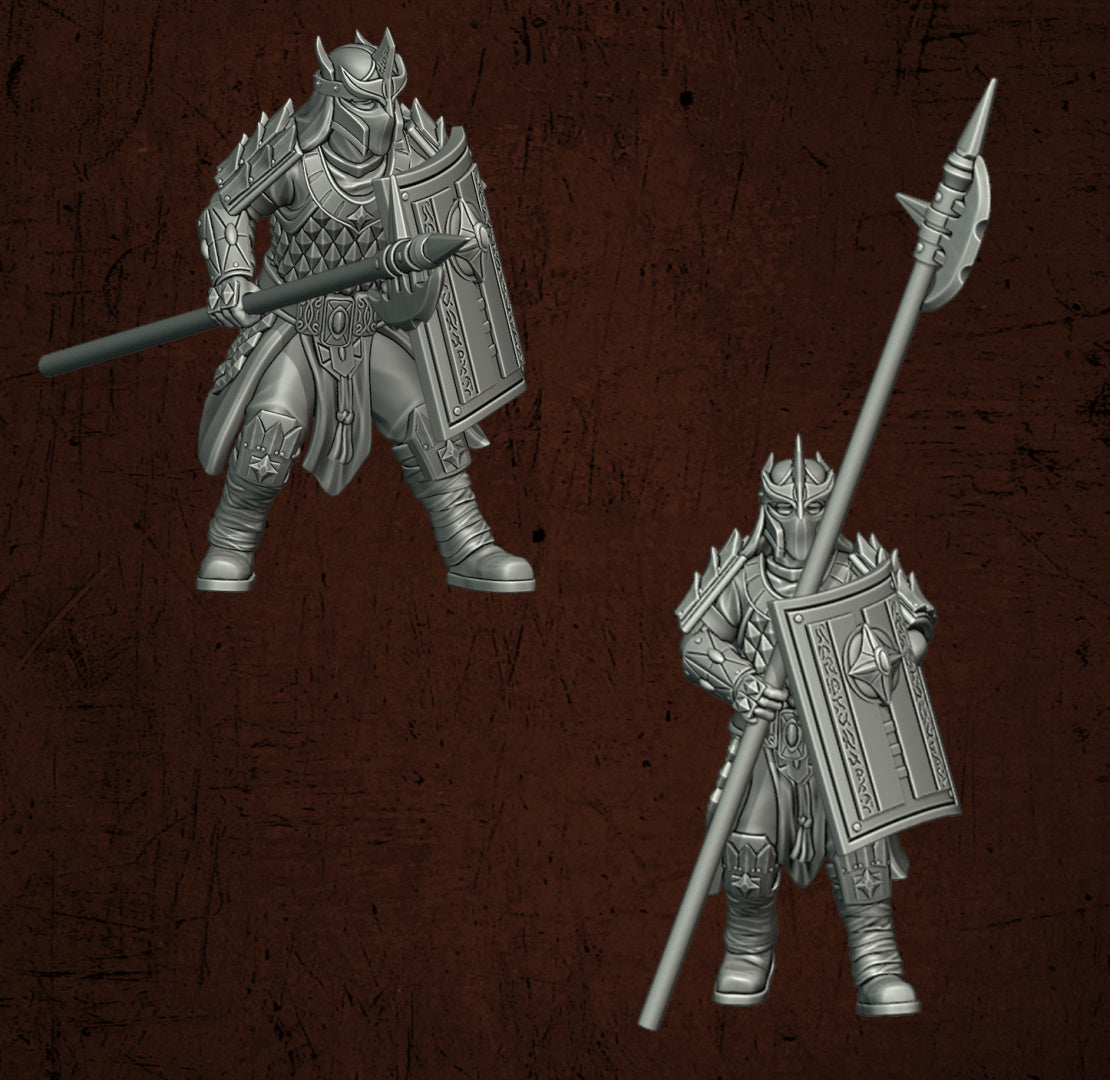 Immortal Army Warriors | Quartermaster3D 25mm Fantasy Wargaming Miniatures Role Playing Miniatures