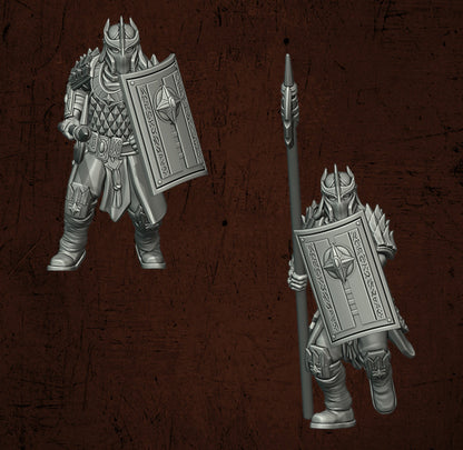 Immortal Army Warriors | Quartermaster3D 25mm Fantasy Wargaming Miniatures Role Playing Miniatures