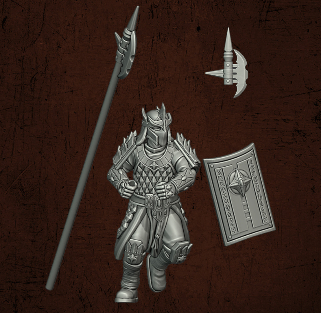 Immortal Army Warriors | Quartermaster3D 25mm Fantasy Wargaming Miniatures Role Playing Miniatures