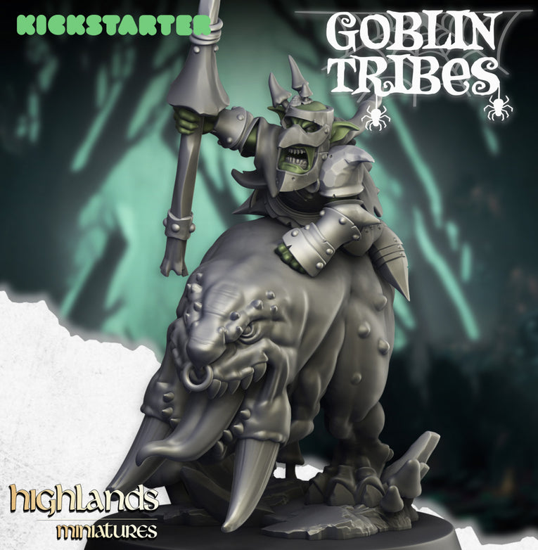 Swamp Goblins Leader | Highlands Miniatures 28/32mm Fantasy Wargaming Miniatures