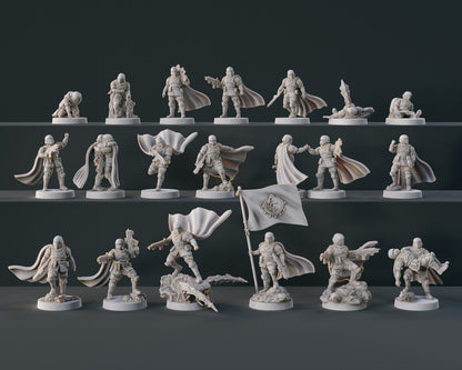 Planetfaller Miniatures |Galactic Armory 32mm SCI-FI Wargaming Miniatures Role Playing Miniatures