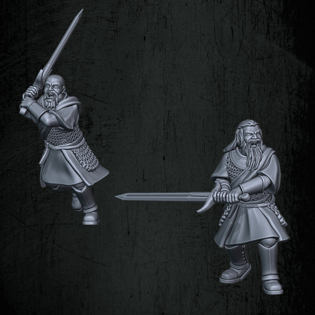 Kingdoms of Men Highlanders | Quartermaster3D 25mm Fantasy Wargaming Miniatures Role Playing Miniatures