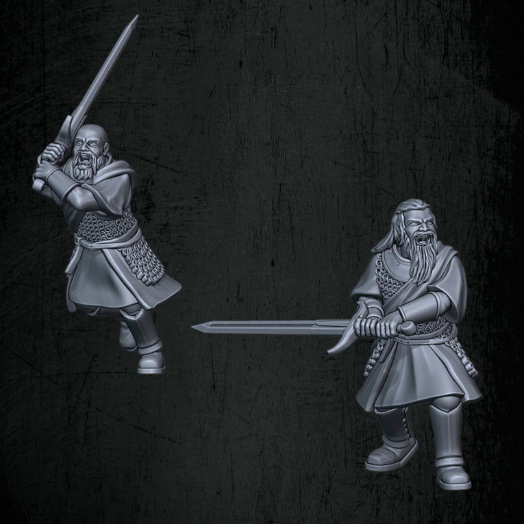 Kingdoms of Men Highlanders | Quartermaster3D 25mm Fantasy Wargaming Miniatures