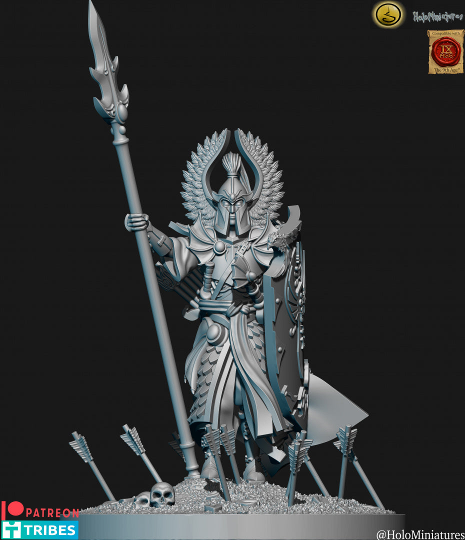 High Elves Spear Lord | Holominiatures 28mm Fantasy Wargaming Miniatures