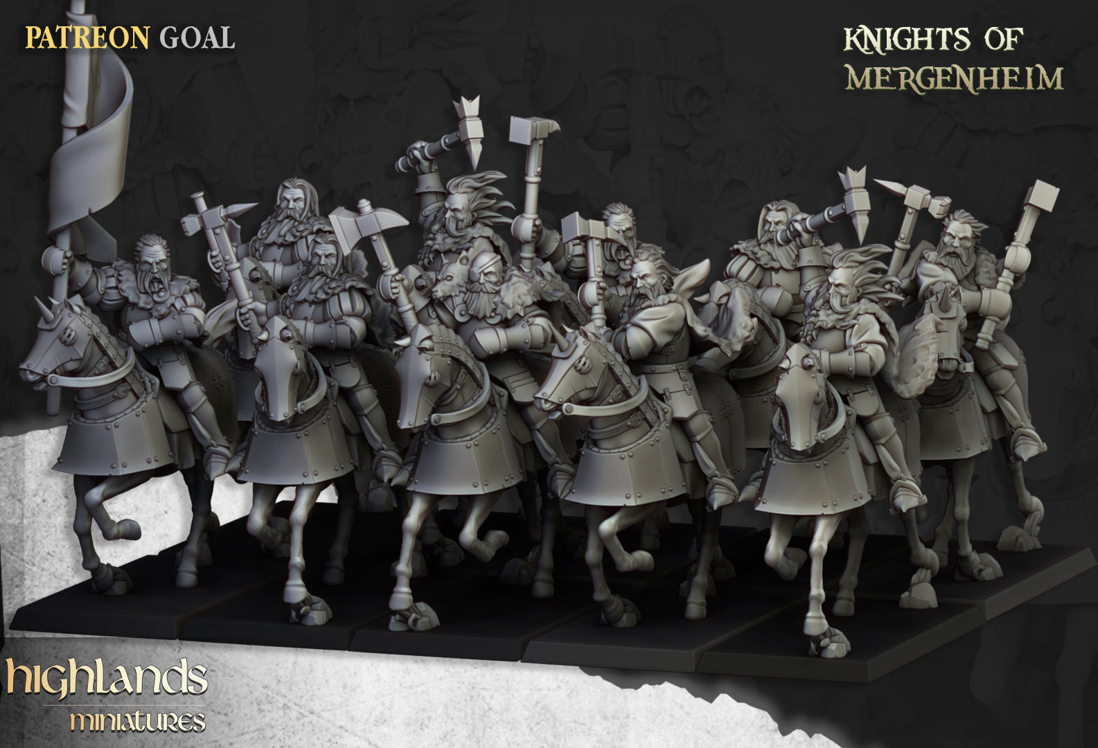 Sunland Knights of Mergenheim | Highlands Miniatures 28/32mm Fantasy Wargaming Miniatures Role Playing Miniatures