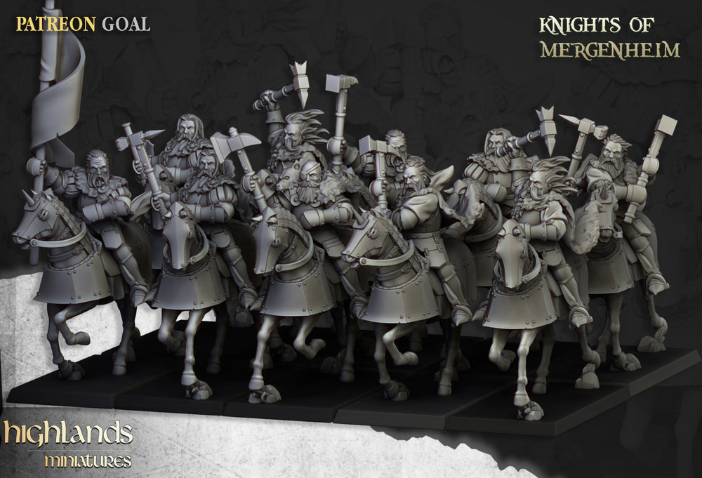 Sunland Knights of Mergenheim | Highlands Miniatures 28/32mm Fantasy Wargaming Miniatures