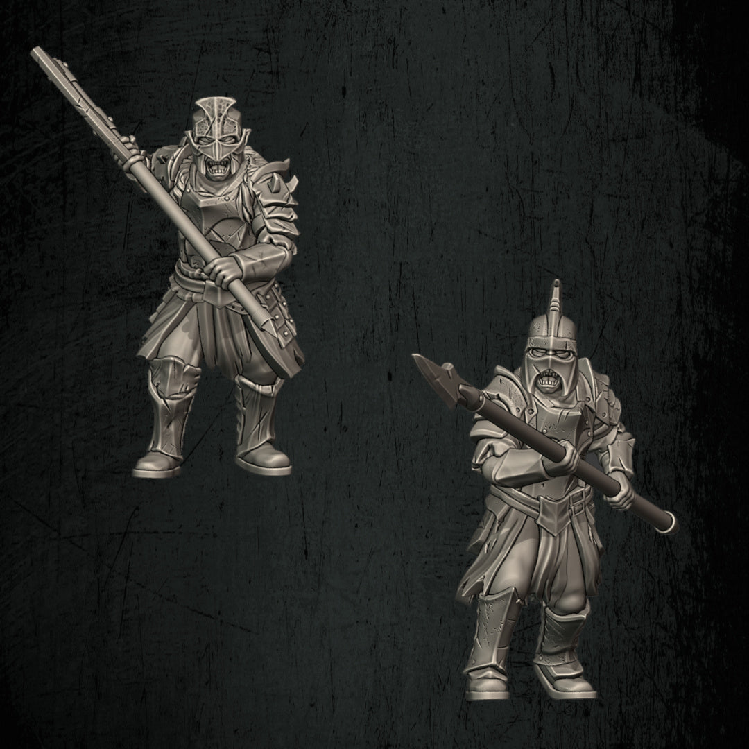 Orc Linebreakers | Quartermaster3D 25mm Fantasy Wargaming Miniatures Role Playing Miniatures