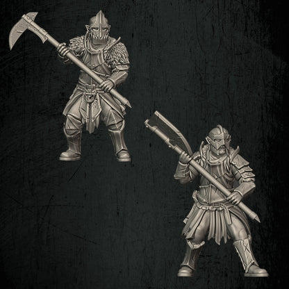 Orc Linebreakers | Quartermaster3D 25mm Fantasy Wargaming Miniatures Role Playing Miniatures