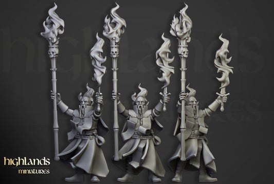 Sunland Mage House of Fire | Highlands Miniatures 28/32mm Fantasy Wargaming Miniatures Role Playing Miniatures