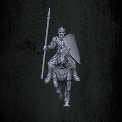 Kingdoms of Men Mounted Soldiers | Quartermaster3D 25mm Fantasy Wargaming Miniatures Role Playing Miniatures