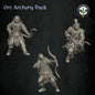 Orc Archery Pack | Quartermaster3D 25mm Fantasy Wargaming Miniatures Role Playing Miniatures