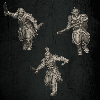 Orc Scouts | Quartermaster3D 25mm Fantasy Wargaming Miniatures Role Playing Miniatures