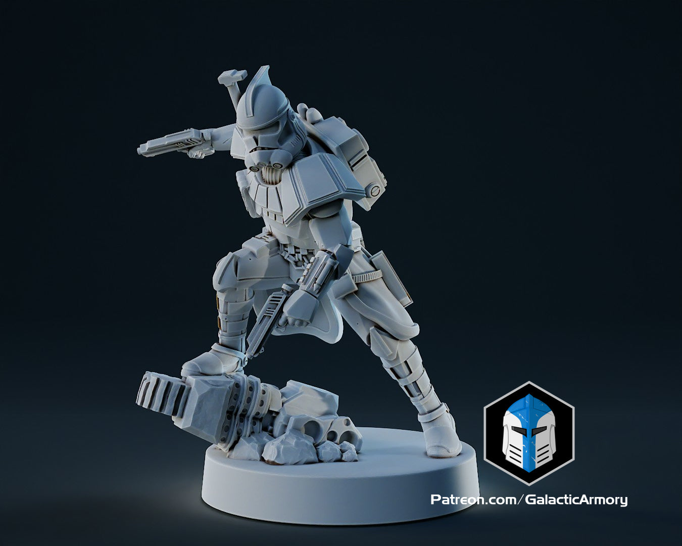 Clone Army Elite Troops |Galactic Armory 32mm SCI-FI Wargaming Miniatures Role Playing Miniatures