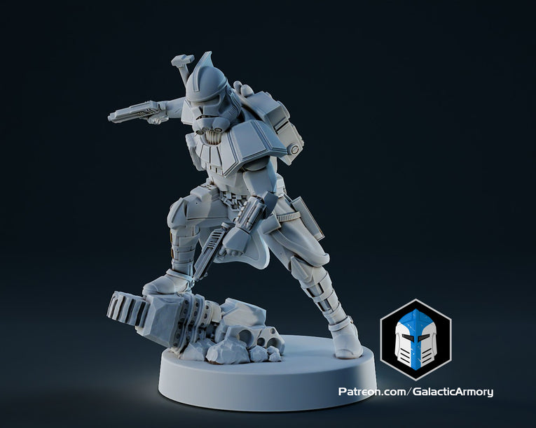 Clone Army Elite Troops |Galactic Armory 32mm SCI-FI Wargaming Miniatures