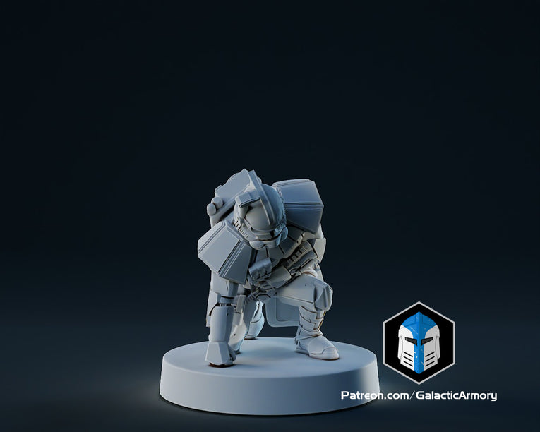 Clone Army Elite Troops |Galactic Armory 32mm SCI-FI Wargaming Miniatures