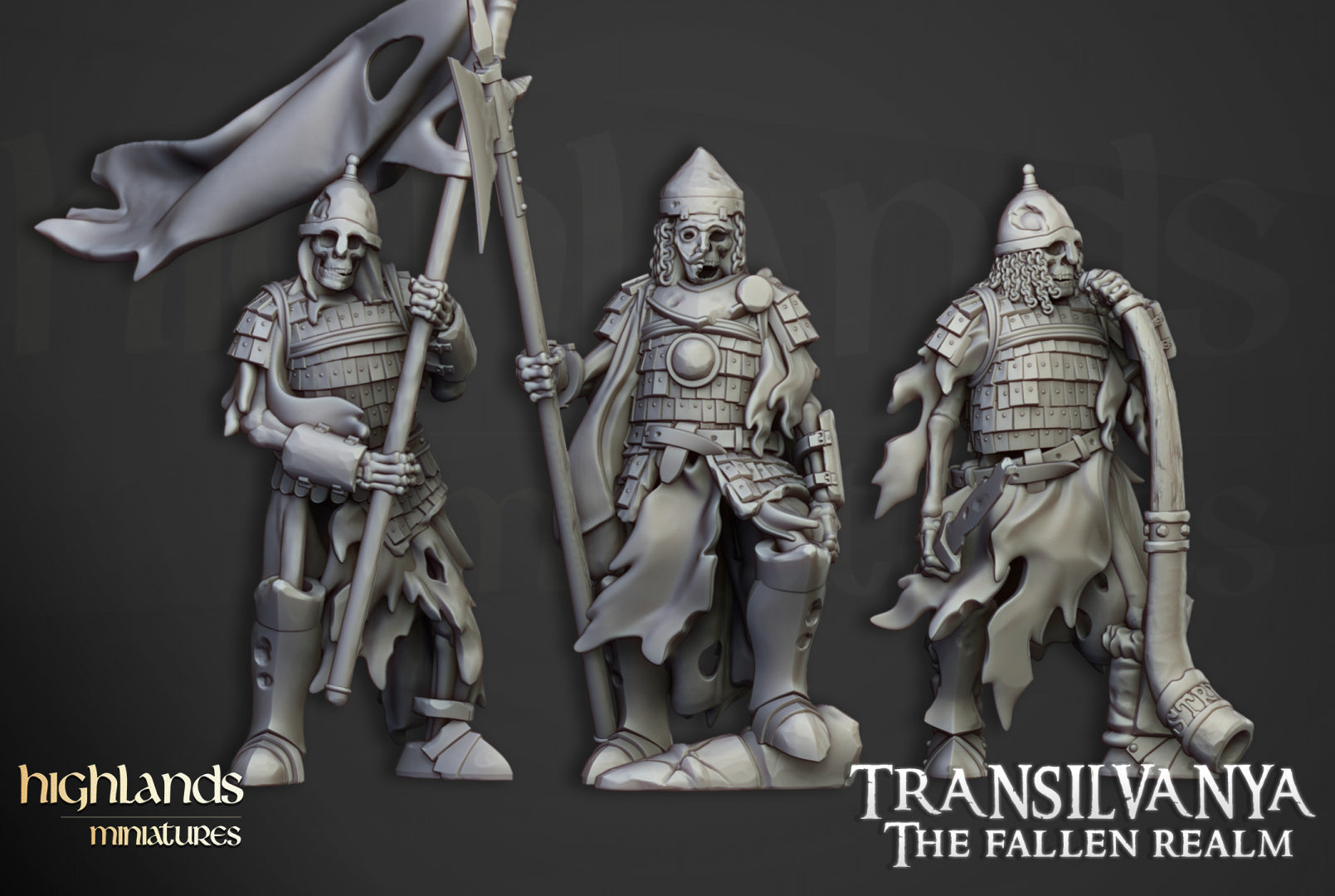 Transilvanya Boyar Guard Spears | Highlands Miniatures 28/32mm Fantasy Wargaming Miniatures Role Playing Miniatures