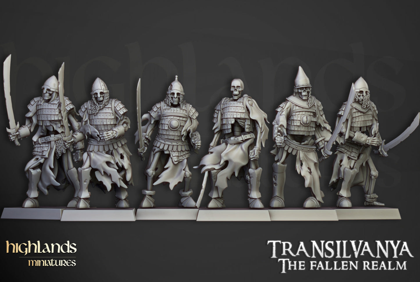 Transilvanya Boyar Guard Swords | Highlands Miniatures 28/32mm Fantasy Wargaming Miniatures Role Playing Miniatures