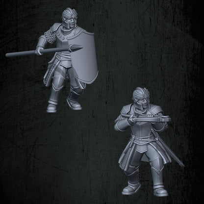 Kingdoms of Men Soldiers | Quartermaster3D 25mm Fantasy Wargaming Miniatures Role Playing Miniatures