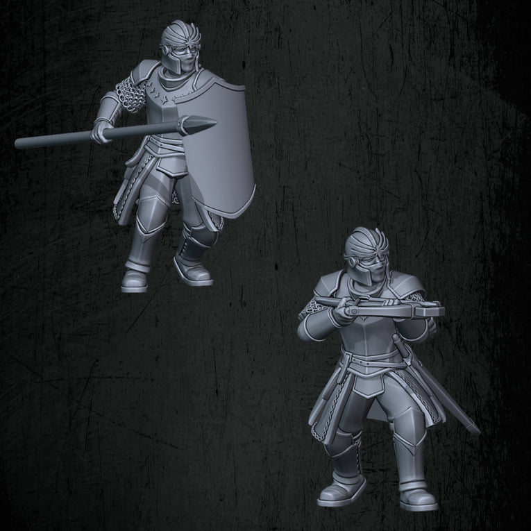 Kingdoms of Men Soldiers | Quartermaster3D 25mm Fantasy Wargaming Miniatures