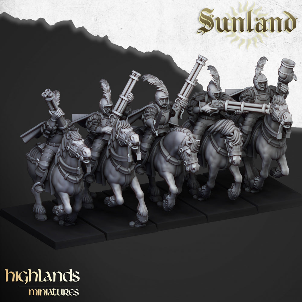 Sunland Pistoliers Longarms | Highlands Miniatures 28/32mm Fantasy Wargaming Miniatures