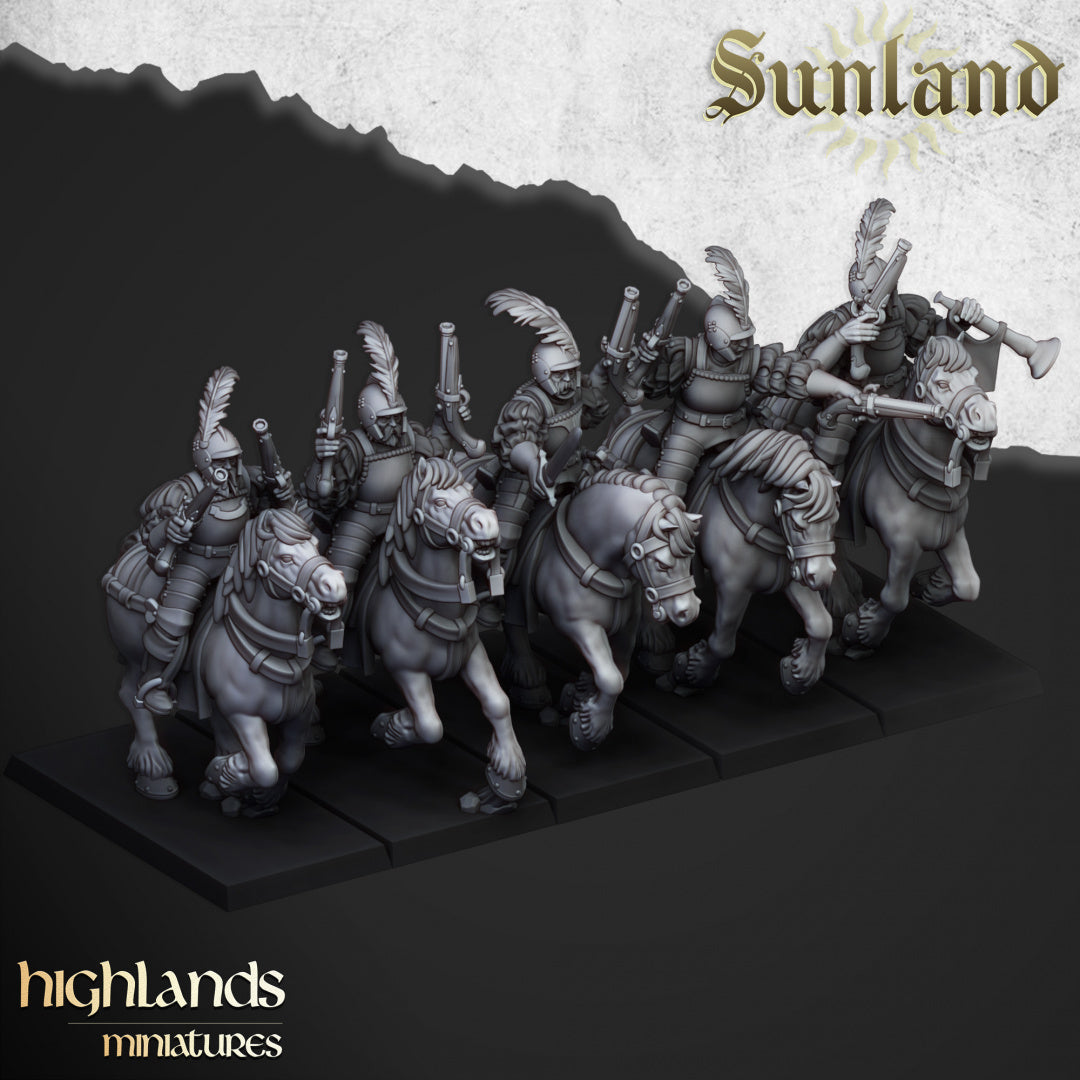 Sunland Pistoliers | Highlands Miniatures 28/32mm Fantasy Wargaming Miniatures Role Playing Miniatures