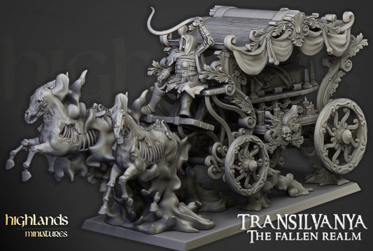 Transilvanya Boyar Chariot | Highlands Miniatures 28/32mm Fantasy Wargaming Miniatures Role Playing Miniatures