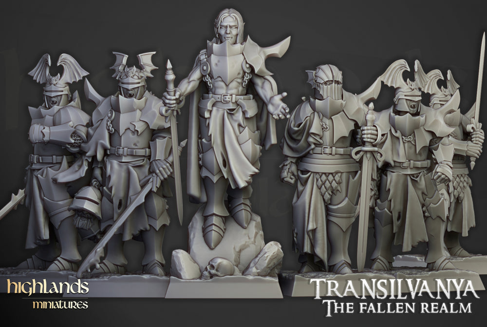 Transilvanya Vampire Neophytes | Highlands Miniatures 28/32mm Fantasy Wargaming Miniatures