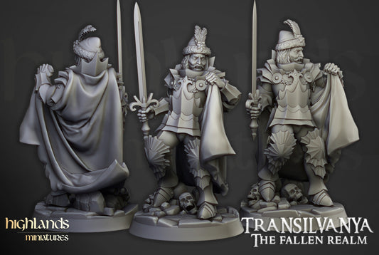 Transilvanya Vlad | Highlands Miniatures 28/32mm Fantasy Wargaming Miniatures Role Playing Miniatures