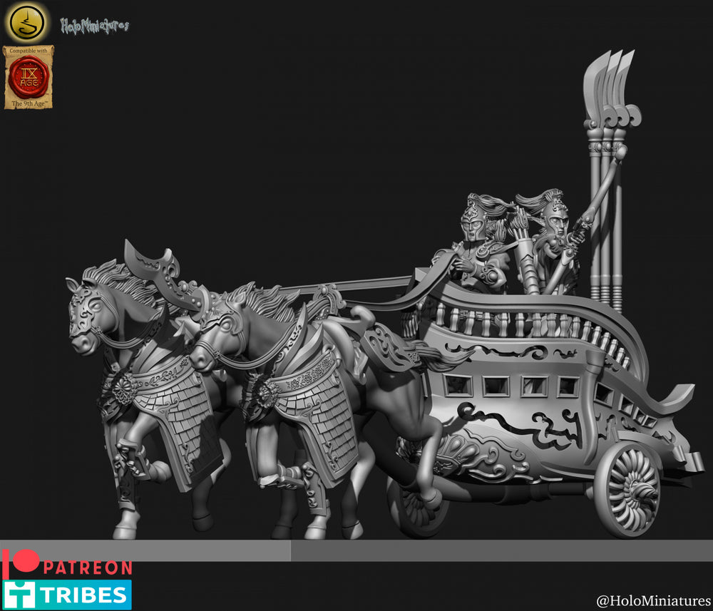 High Elves Chariot | Holominiatures 28mm Fantasy Wargaming Miniatures