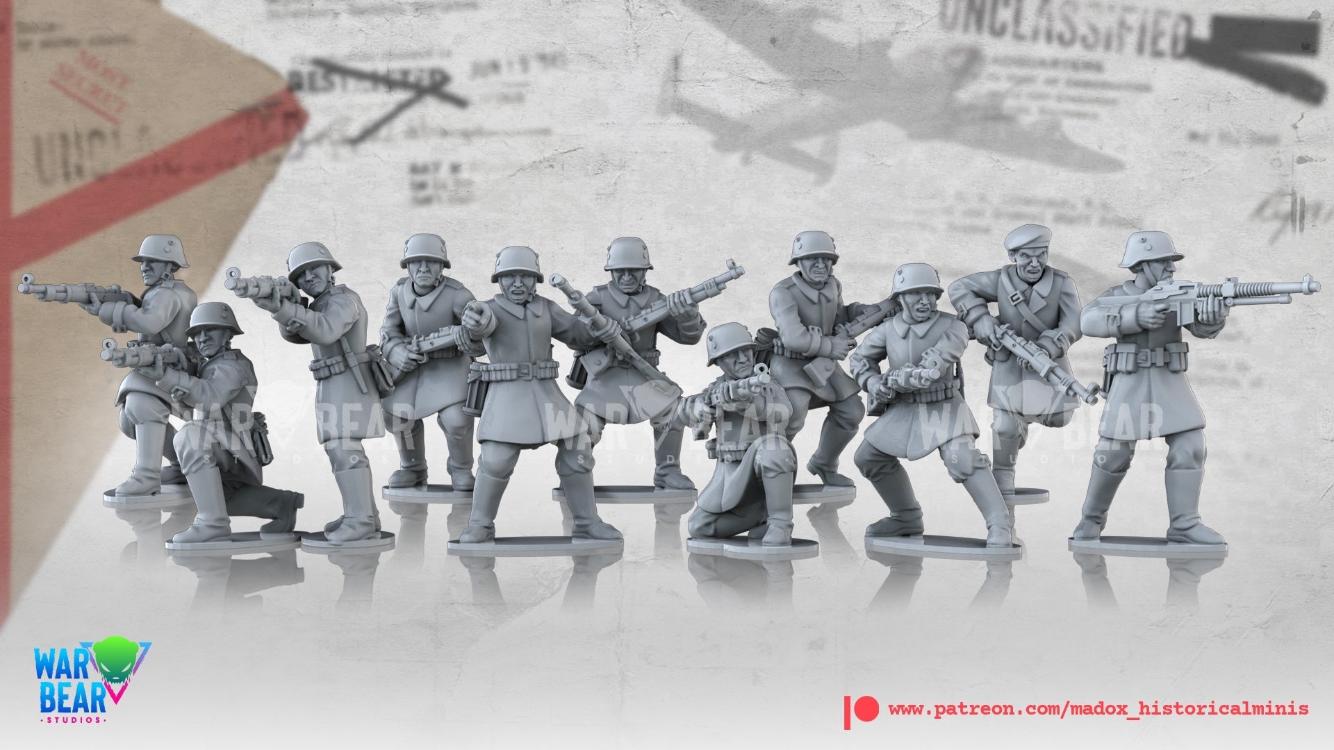 WW2 Polish Motorised Brigade | Warbear Studios 28mm Historical Wargaming Miniatures Role Playing Miniatures