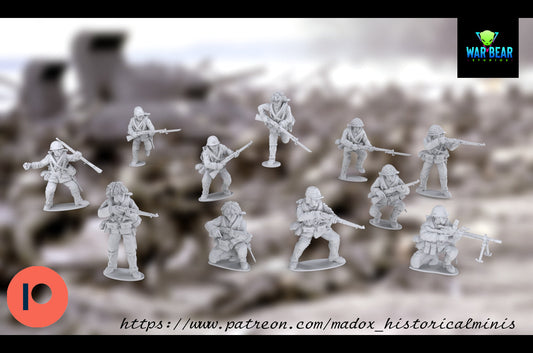 WW2 Japanese Infantry | Warbear Studios 28mm Historical Wargaming Miniatures Role Playing Miniatures