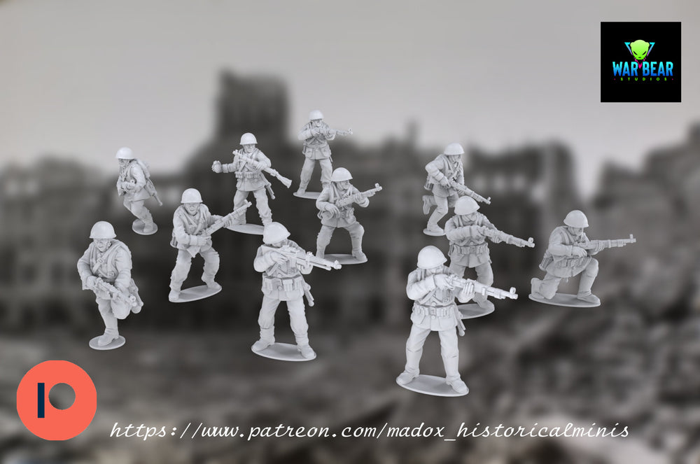 WW2 Polish Early War Infantry | Warbear Studios 28mm Historical Wargaming Miniatures