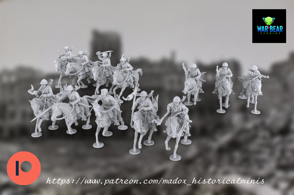 WW2 Polish Uhlan Cavalry | Warbear Studios 28mm Historical Wargaming Miniatures