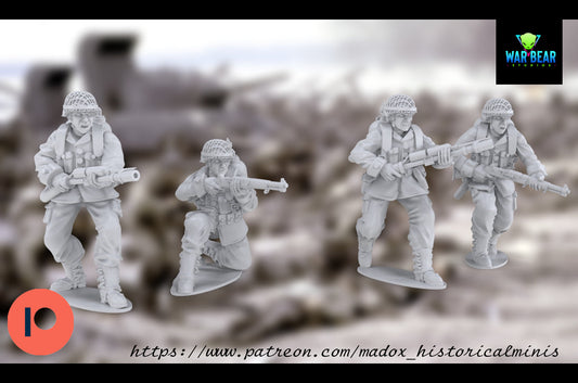 WW2 Pacific US Army Flame Thrower Teams | Warbear Studios 28mm Historical Wargaming Miniatures Role Playing Miniatures