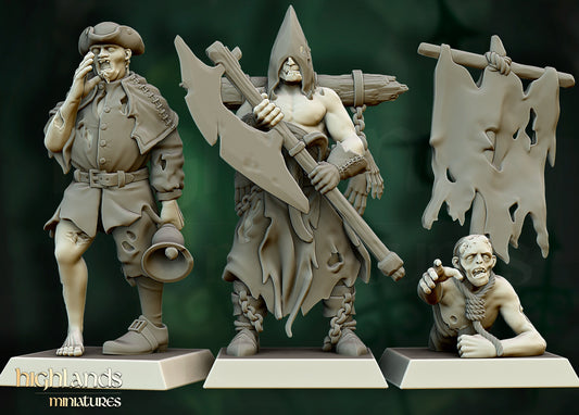Transilvanya Zombies | Highlands Miniatures 28/32mm Fantasy Wargaming Miniatures Role Playing Miniatures