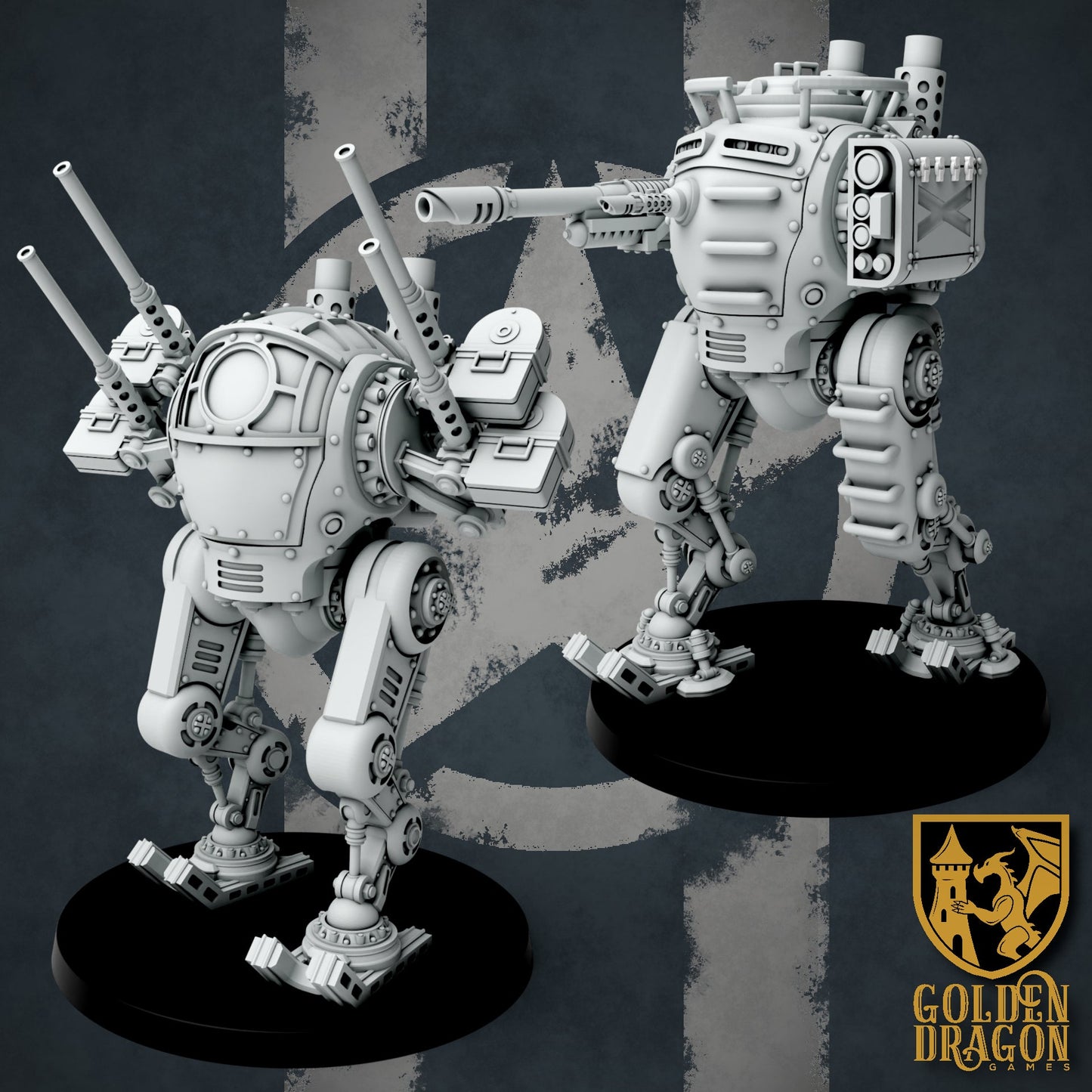 United States of America X32 Light Walkers | Golden Dragon Games Weird WW2 Role Playing Miniatures